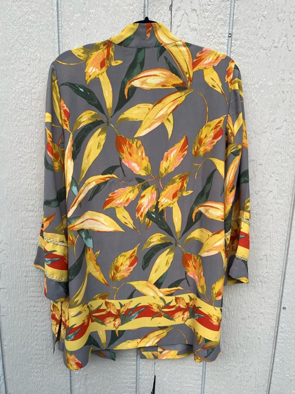 Chico's Women's Floral Kimono‎ Chico’s Size 2/ US 12 - Picture 4 of 5